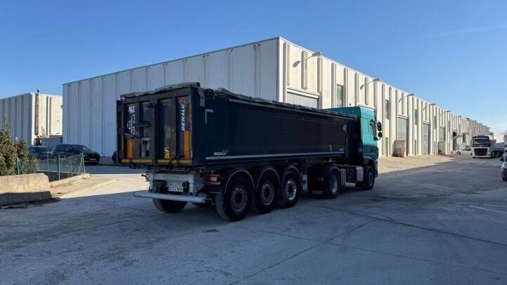 DAF TRACTOR + SEMI REMORQUE BENALU